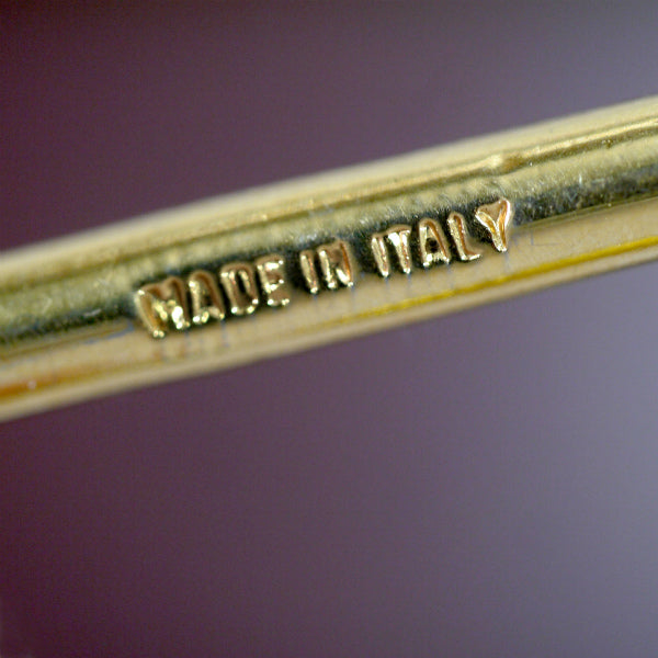 OLD Gucci GGロゴ×シェリー キーホルダー(ゴールド)