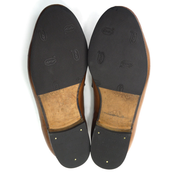 OLD Gucci シェリーラインビットローファー(23.5cm・茶)