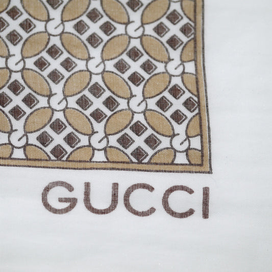 OLD Gucci ジオメトリックG ハンカチ(コットン)