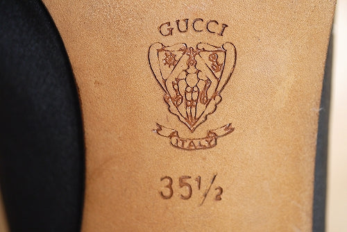OLD Gucci パンプス35 2/1 黒