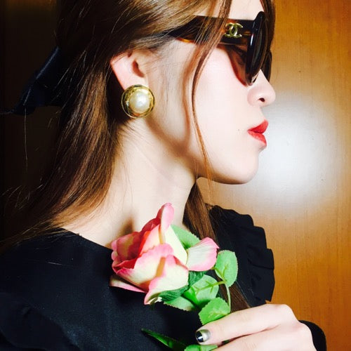 CHANEL イヤリング(ゴールド 大パール)