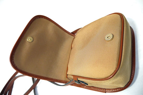 Old Lancel　ミニポシェット（茶）