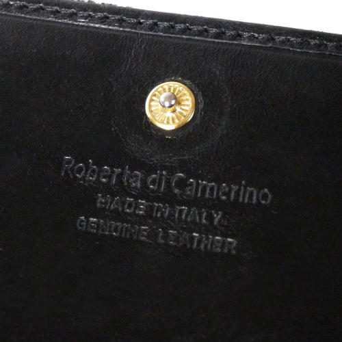 Roberta　ヴィンテージ　だまし絵モケット財布（茶）