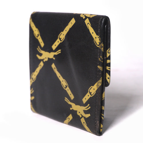 Longchamp　馬柄コインケース(茶・総皮)