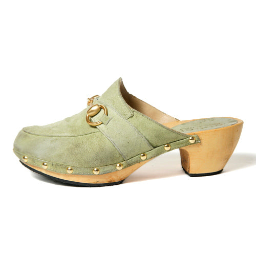 OLD Gucci ホースビット サボ(水色)