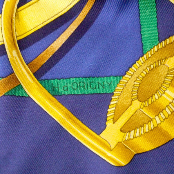 HERMES　大判カレ スカーフ ベルト柄/H.D'ORIGNY