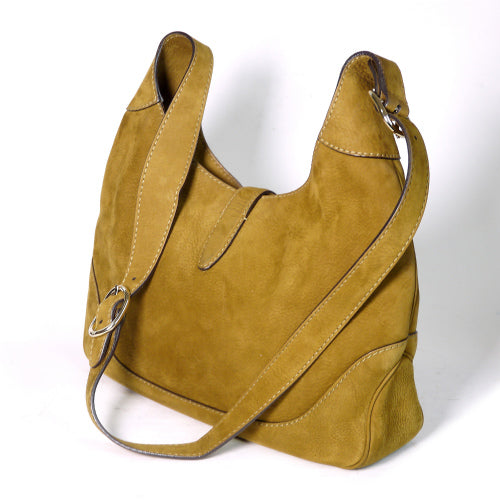 Gucci ２wayジャッキーショルダー （ヌバック・キャメル）