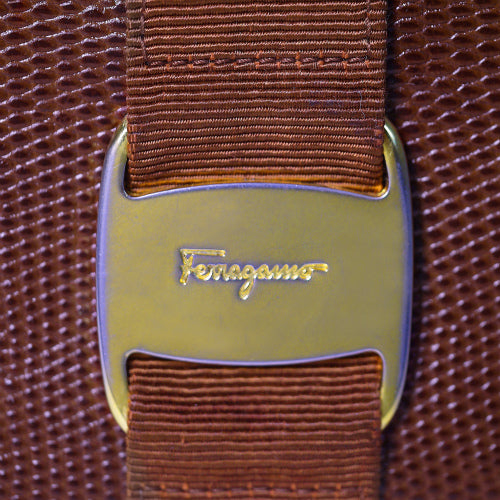 Ferragamo Vara コンパクト財布（茶）