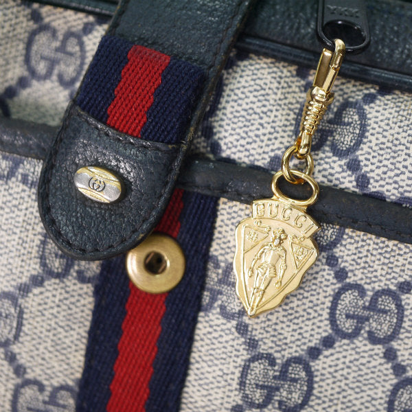 OLD Gucci 縦シェリーミニポシェット(青)