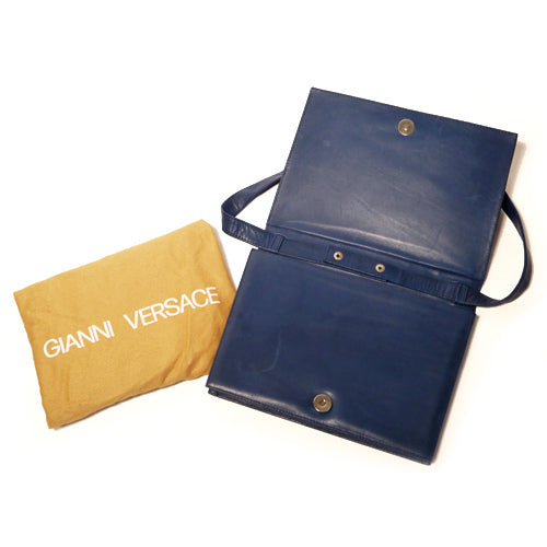 VERSACE　リボンショルダー（青）