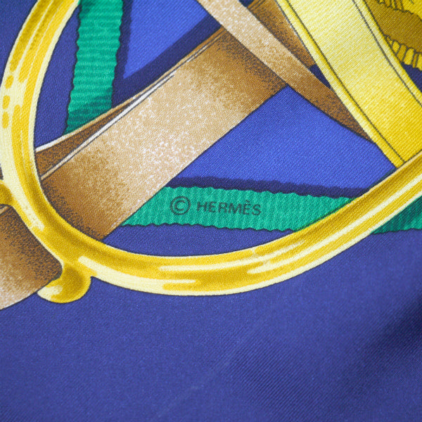 HERMES　大判カレ スカーフ ベルト柄/H.D'ORIGNY