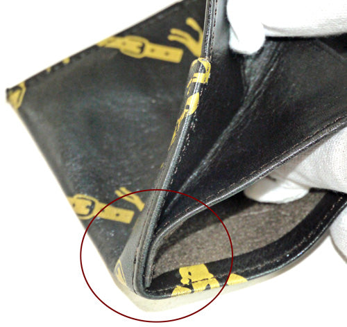 Longchamp　馬柄コインケース(茶・総皮)