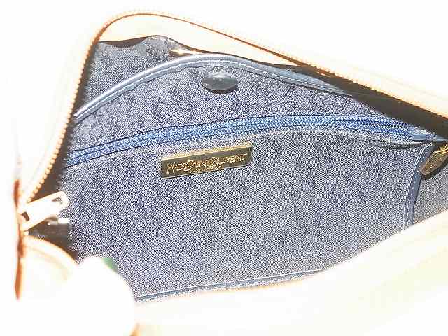 YVES SAINT LAURENT 円筒ショルダー(白)