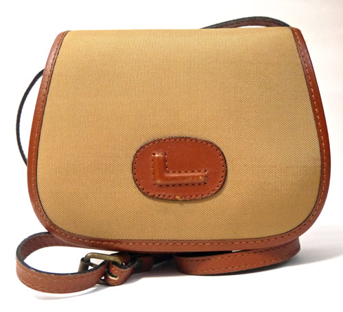 Old Lancel　ミニポシェット（茶）