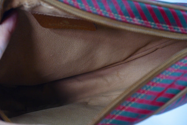 OLD Gucci Rigateラインセカンドバック（赤緑）