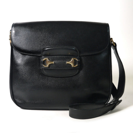 OLD Gucci　総革ビットブラックショルダー