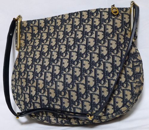 OLD Diorトロッター柄ショルダー（紺）