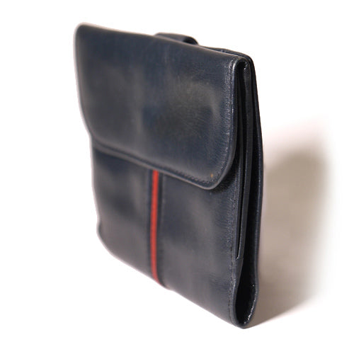 OLD Gucci　二つ折れシェリー財布　（濃紺）