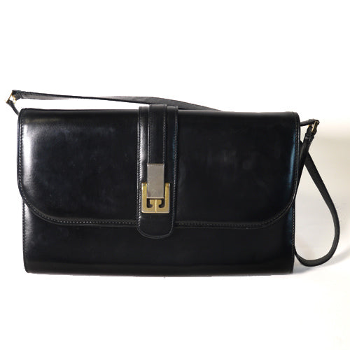 OLD Gucci　総皮クラッチ＆フォーマルショルダー（黒）