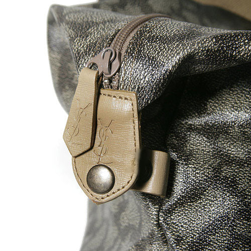 YVES SAINT LAURENT ポーチ付きボストン