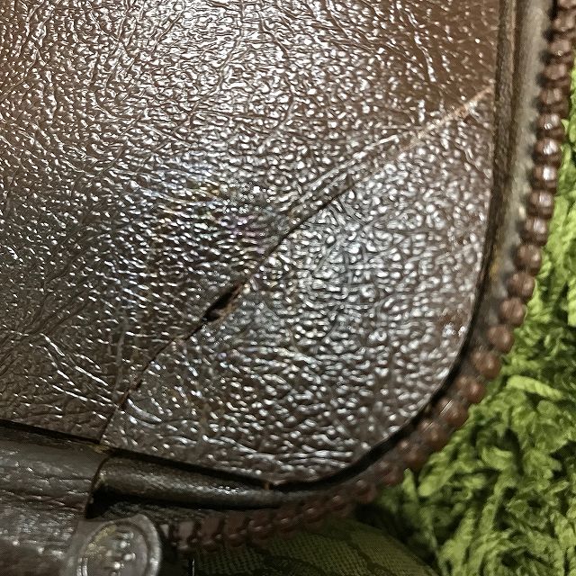 OLD Gucci 「Olivetti」 タイプライターケース（茶）＜訳アリ＞