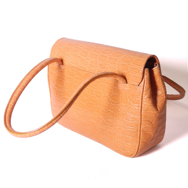 Salvatore Ferragamo  リボン２Ｗayポシェット（オレンジ）