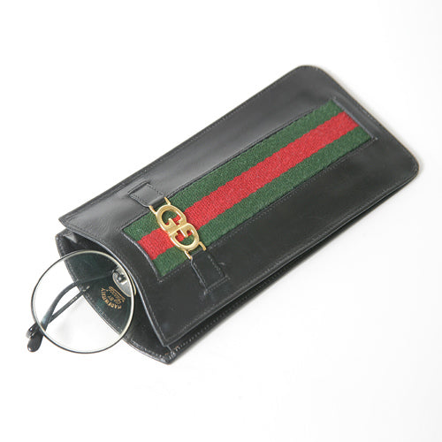 OLD Gucci  メガネ・ペンケース（黒）
