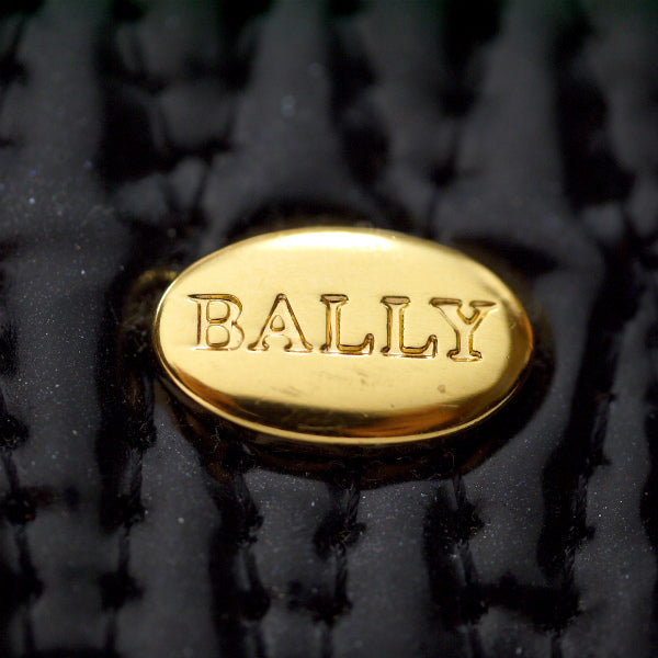 BALLY キルティング ミニチェーンバッグ（黒）