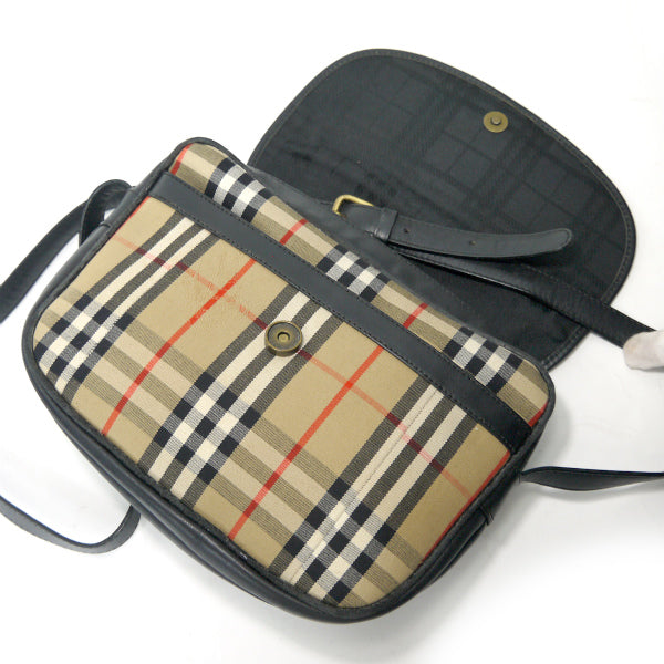 Classical Burberrys　レア！ノバチェック柄ショルダーバッグ（ベージュ）