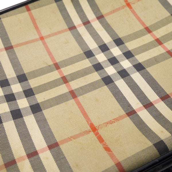 Classical Burberrys　ノバチェック柄 定番ショルダーバッグ（ベージュ×黒）