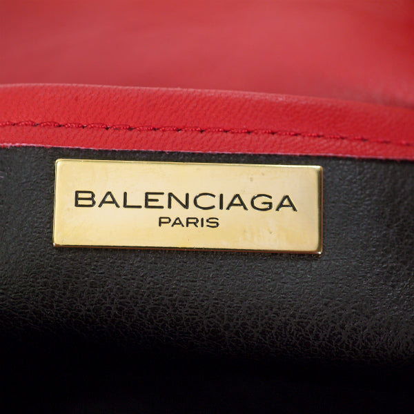BALENCIAGA がま口チェーンポシェット（赤）