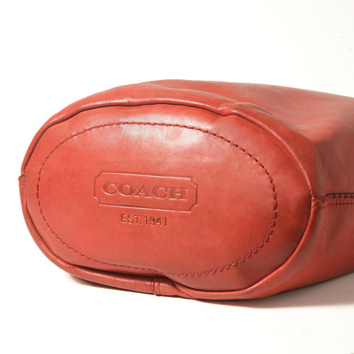 Coach　サーモンオレンジバケツショルダー