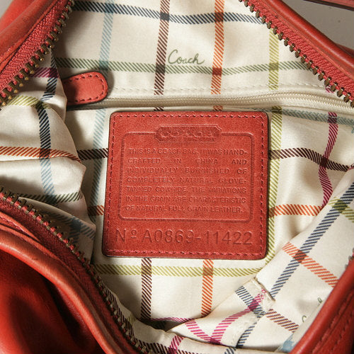 Coach　サーモンオレンジバケツショルダー