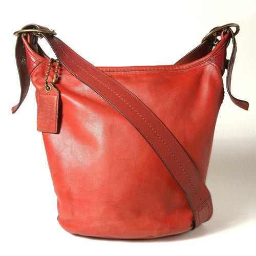 Coach　サーモンオレンジバケツショルダー