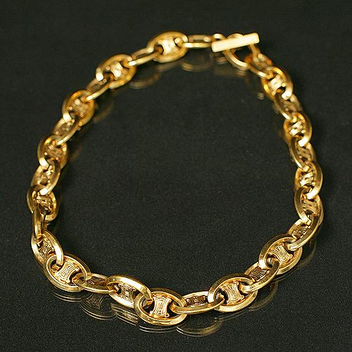 OLD Celine　ゴールドチェーンネックレス