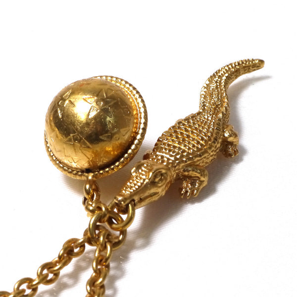 OLD CELINE　わに　ゴールド　ネックレス