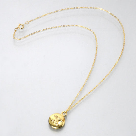 OLD CELINE マカダムコインネックレス（ゴールド）