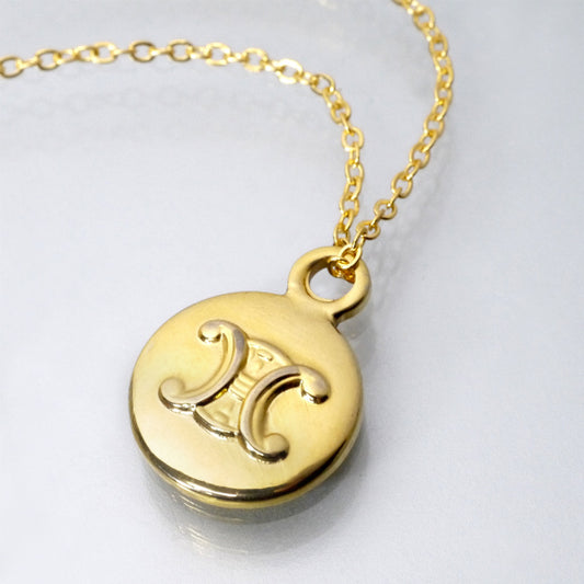 OLD CELINE マカダムコインネックレス（ゴールド）