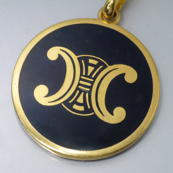 OLD CELINE　マカダム ビッグコインロングネックレス（ゴールド）