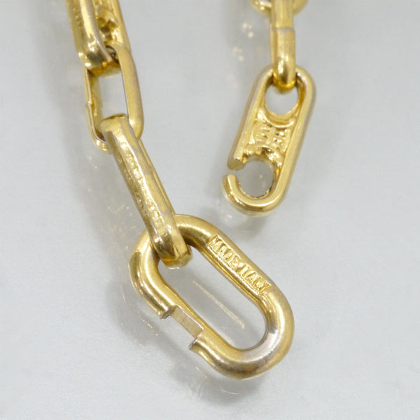 OLD CELINE　マカダムチェーン ロングネックレス（ゴールド）