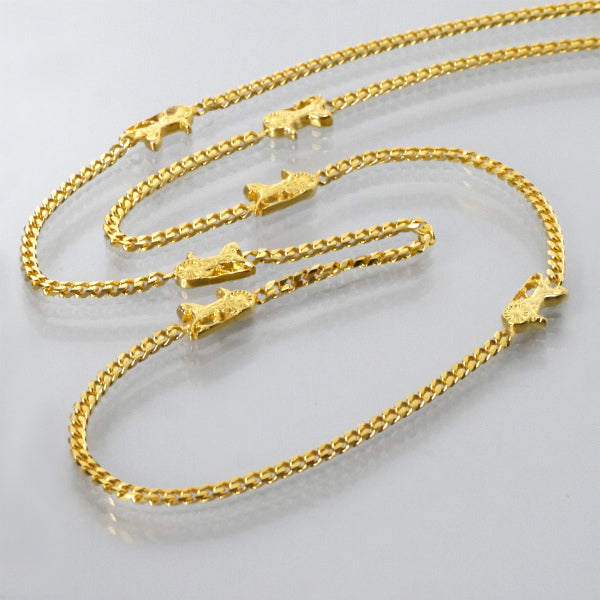 OLD CELINE　馬車モチーフ ロングネックレス（ゴールド）