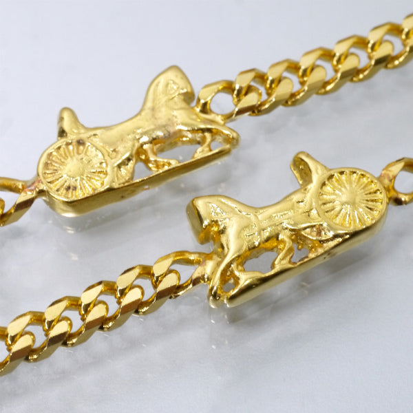 OLD CELINE　馬車モチーフ ロングネックレス（ゴールド）