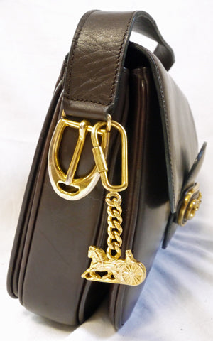 OLD CELINE　馬車モチーフキーホルダー（ゴールド）