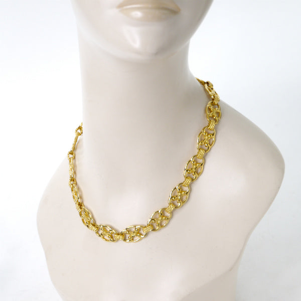 OLD CELINE　マカダムチェーン ネックレス（ゴールド）