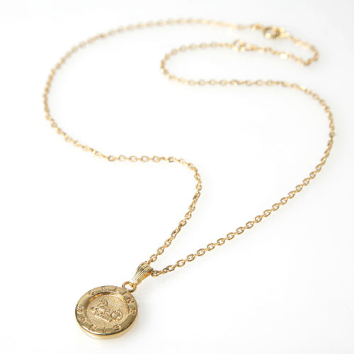OLD Celine　ゴールドコインネックレス