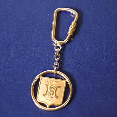 OLD CELINE　ゴールドキーホルダー
