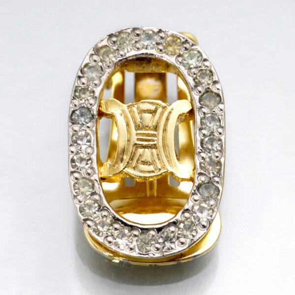 OLD CELINE ジルコニア マカダムイヤリング（ゴールド）