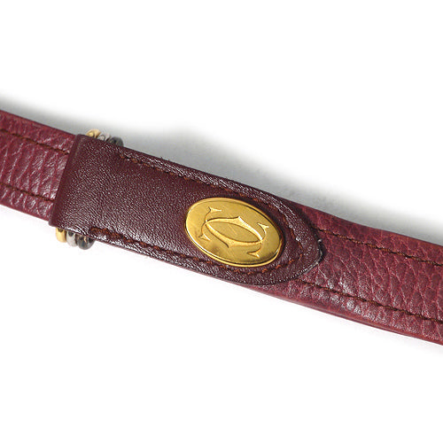 Cartier ボルドー斜めがけポシェット（ボルドー）