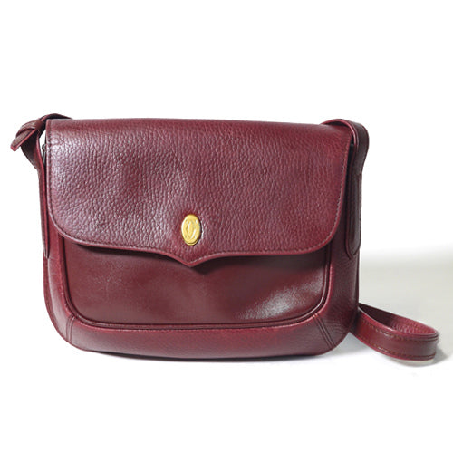 Cartier ボルドー斜めがけポシェット（ボルドー）