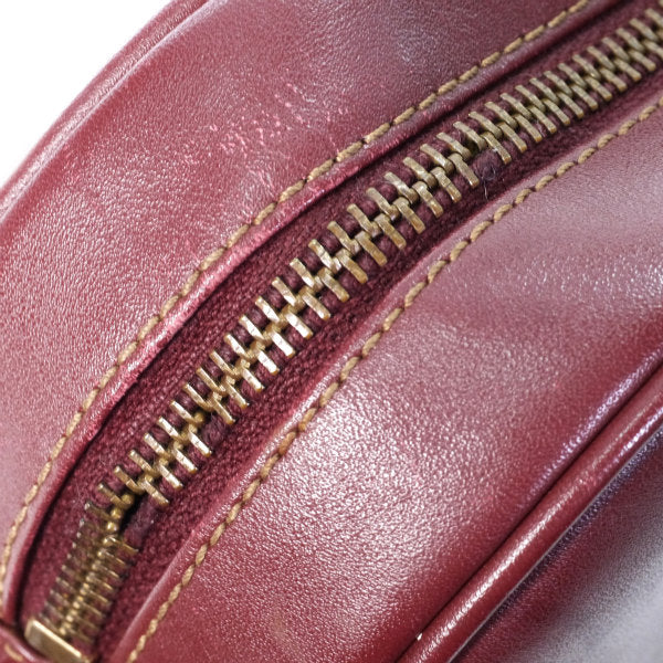Cartier　<訳あり>斜めがけミニポシェット(ボルドー)